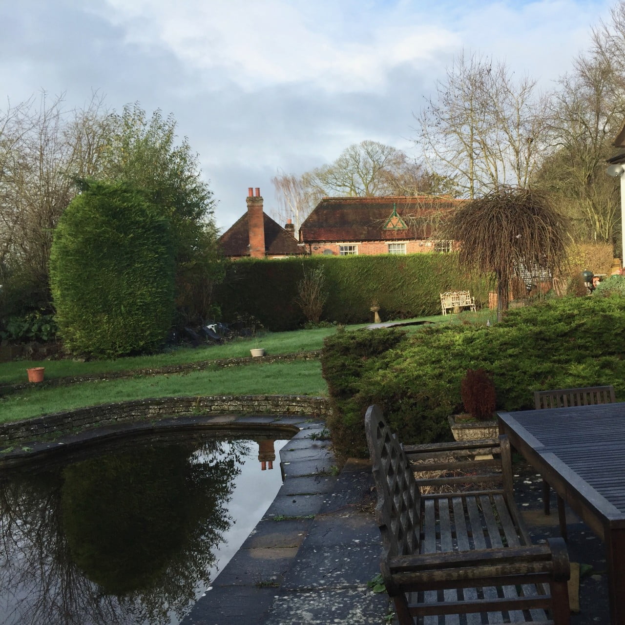 This is the before picture of a small or medium sized garden in newbury. It will soon be an exciting & modern garden with a large deck